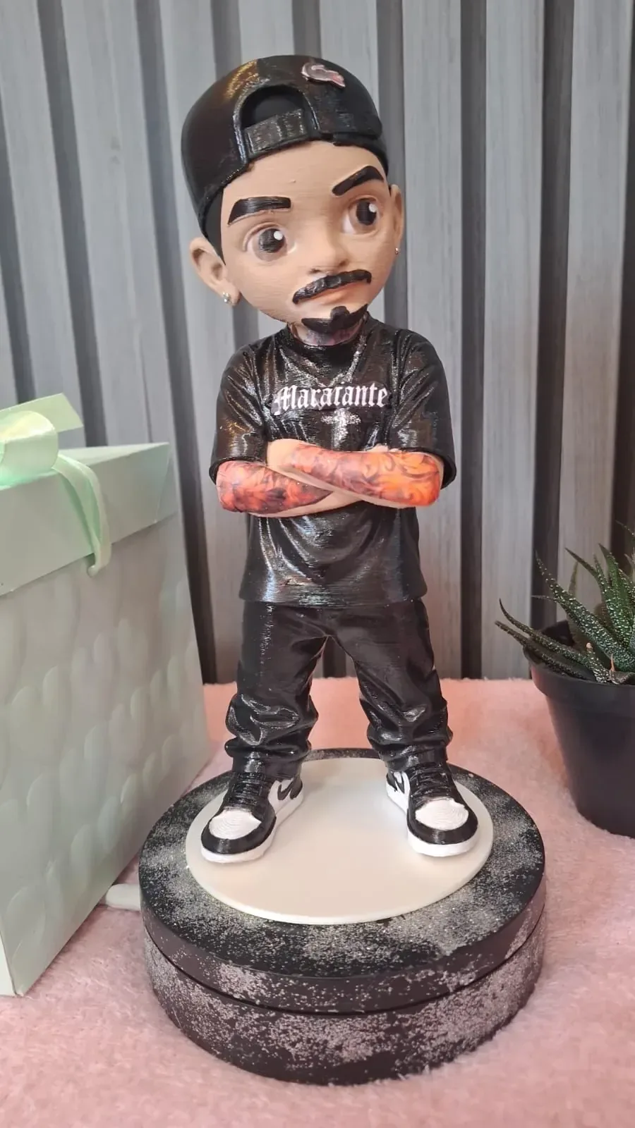 Boneco 3D com acessórios personalizados
